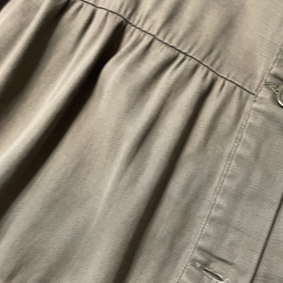 Love, Fire Tencil Olive Cargo Desert Shirt Jacket - Picture 5 of 8